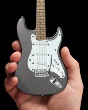 Classic Pewter Fender Strat Mini Guitar by AXE HEAVEN