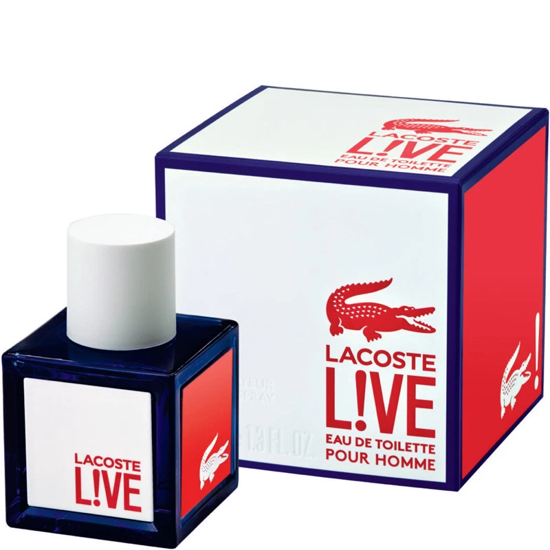 LACOSTE LIVE EDT SPRAY POUR HOMME MEN 3.3 OZ NEW IN SEALED BOX