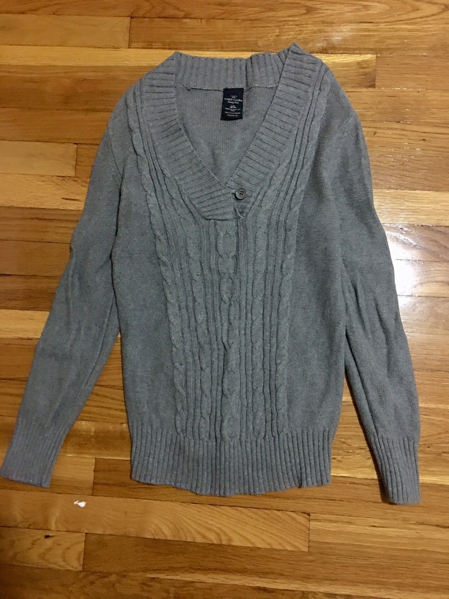 Cable Knit Faded Glory Cowl Neck Sweater Faded Glory Plus Size