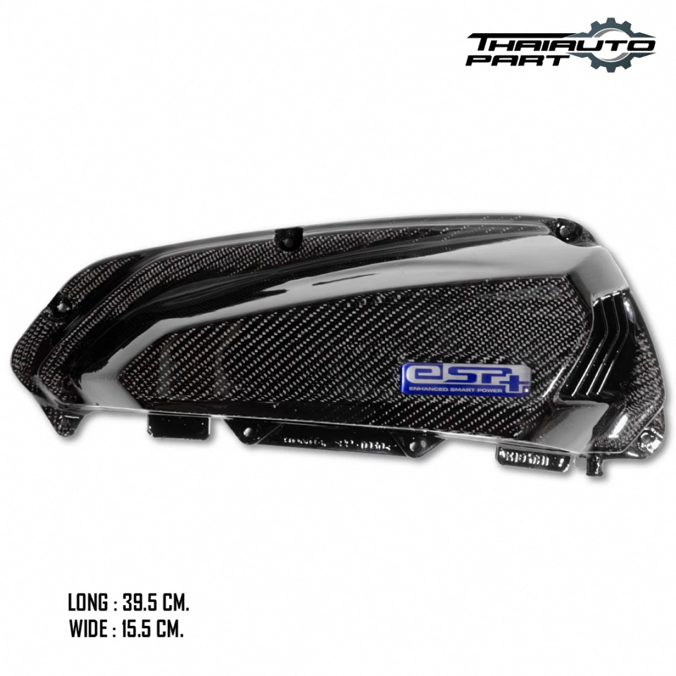 CUBIERTA FILTRO AIRE FIBRA CARBONO APTA PARA HONDA ADV 350 NSS 350 2022 Foto 2 de 4