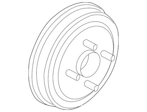 Tambor de freno trasero OEM NUEVO 2005-2015 GM Chevrolet Pontiac Aveo5 Spark Aveo 96470999 Foto 2 de 3