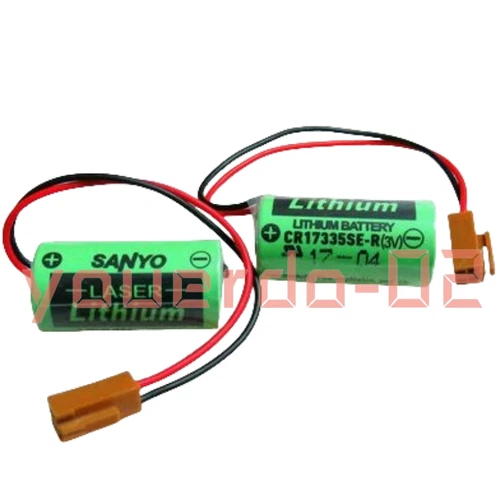 2 PC New with Box Sanyo CR17335SE-R/3V PLC Battery for Fanuc A98L-0031-0006