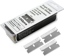 Headley Tools 100 Pack Single Edge Razor Blades for Scrapers & Paint Removal
