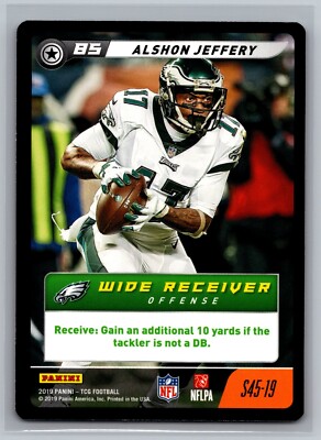 Alshon Jeffery Play 2019 NFL Five S45-19 Football NFL Card TCG CCG Game Eagles