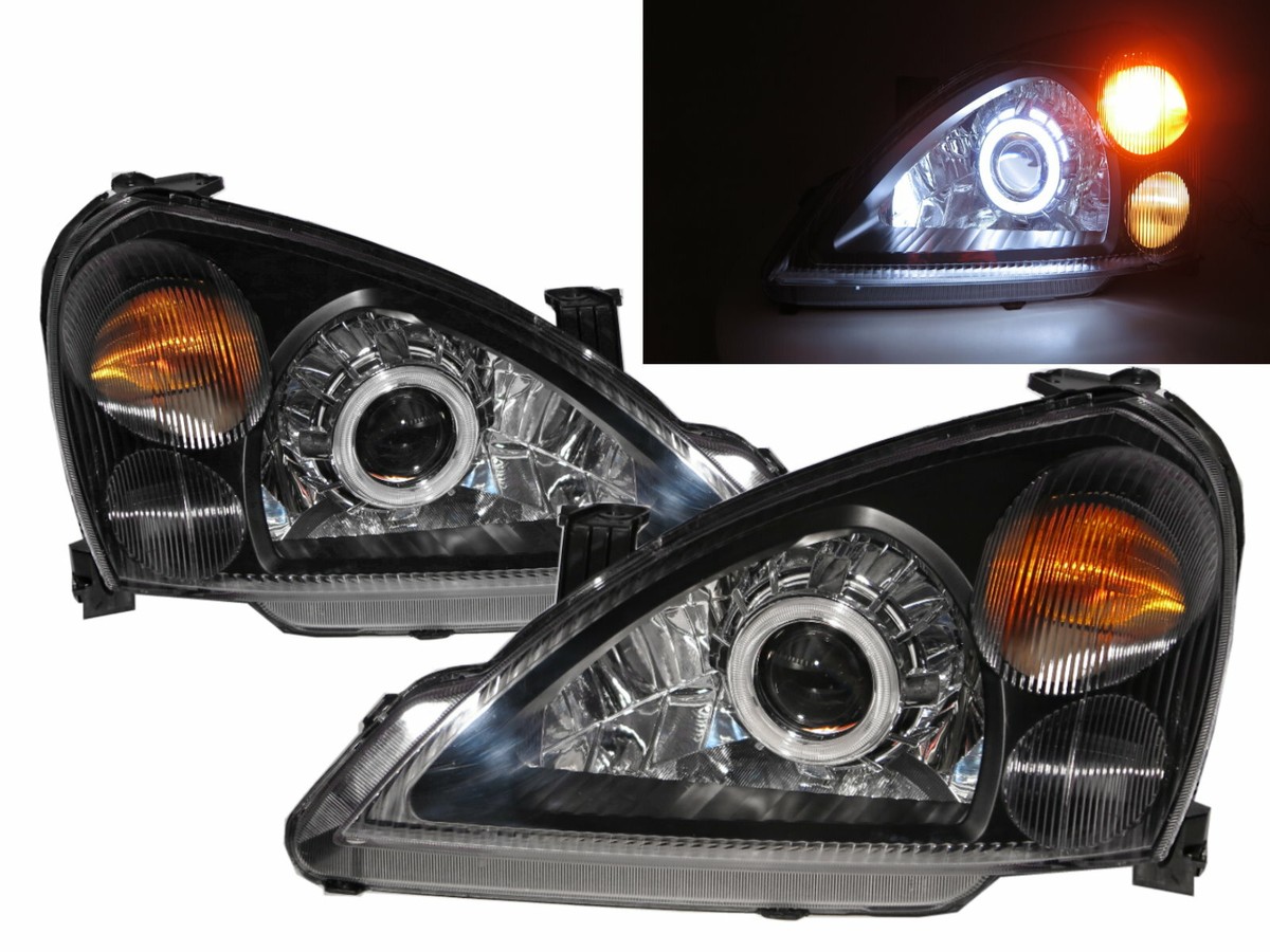 Aerio/Liana 2002-2007 4D/5D CCFL Projector Headlight Black for