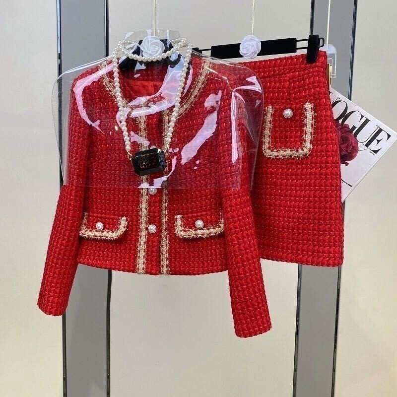 Two-Piece Set with Zip-Up Jacket and Elastic Waist Shorts - Green main image 1