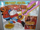 VINTAGE SPIDER-MAN WEB GAME LOKI RARE AVENGERS GIGANTIC 21"X19"  NEW MIB 1980