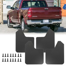 4x Front Rear Wide Rally Mud Flaps Splash Guards Mudguards For Dodge Ram 1500