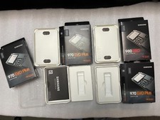 Lot of 4 - M.2 2280 SSD Heavy Duty Plastic Storage Cases Samsung Clamshells .