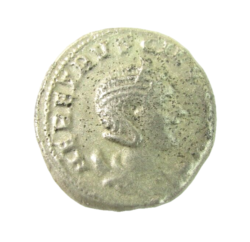 Ancient Roman Silver Antoninianus Herennia Etruscilla circa 249-251 AD (253) - 第 1/2 張圖片