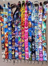 Lot 10pcs cartoon cute color mix Lanyard Mobile Phone ID Card KeyChain Holder