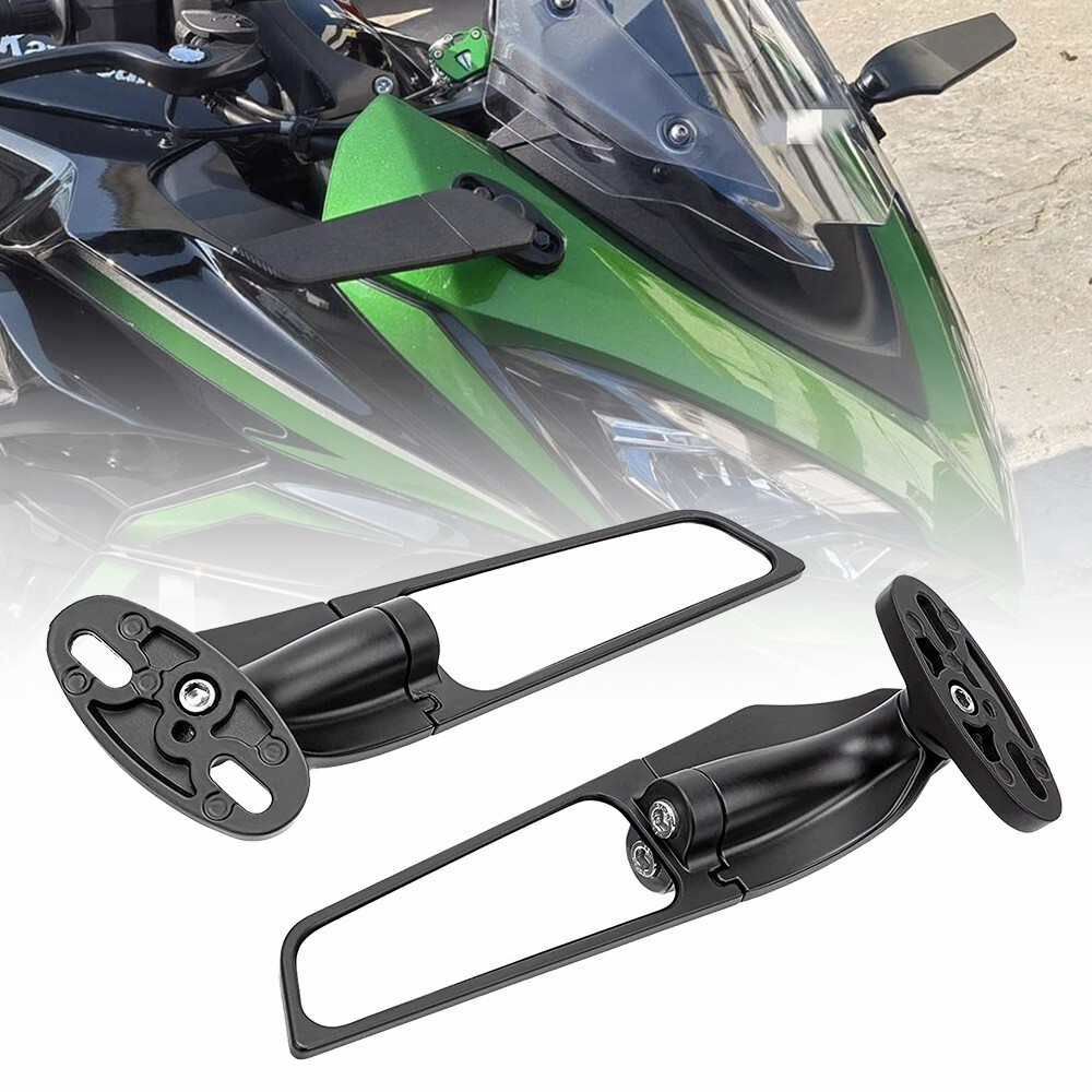 For Kawasaki Ninja ZX14 ZX14R 20062021 Wind Swivel Wing Rearview Side