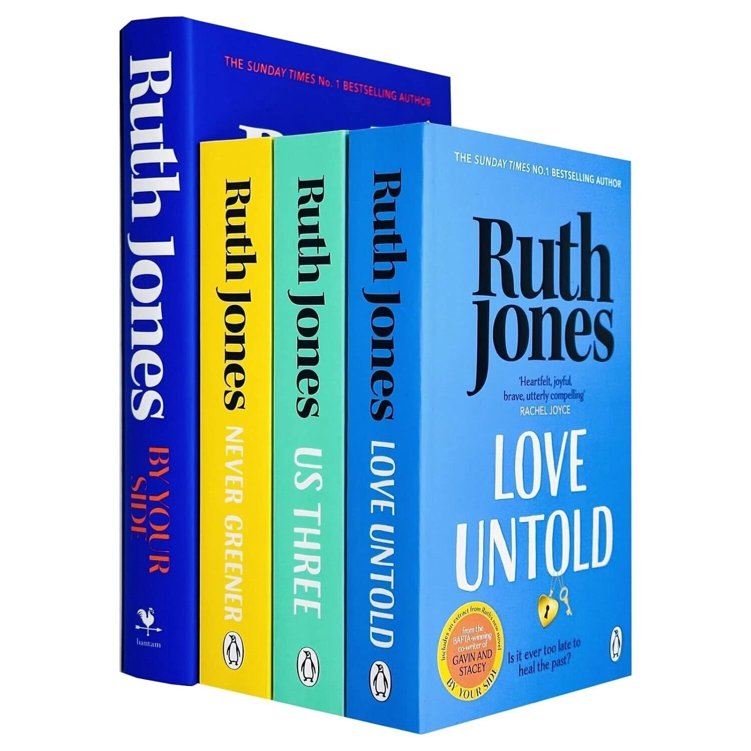 Ruth Jones Collection 4 Books Set Never Greener, Love Untold, By Your Side