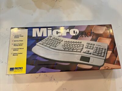 RARE Micro Innovations Keyboard Micro Touch KB98T, Built-In Touchpad,Sealed