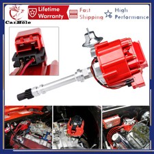 Racing Ignition Distributor Hei For Chevy W 65k Coil Msd 8362 Sbc Bbc 350 454