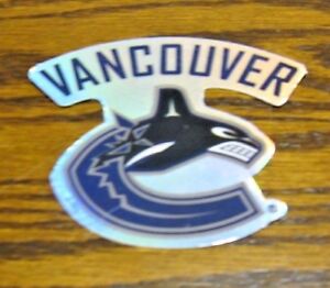 New Vancouver Canucks Nhl Logo Sticker Prismatic Hockey Decal Peel