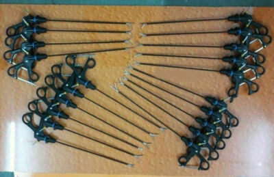 New Laparoscopic Grasper Scissors Dissector Grasping Forceps Instrument 5mm-20Pc