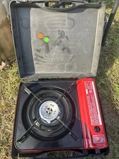 PORTABLE STERNO GAS STOVE WITH CASE Never Used
