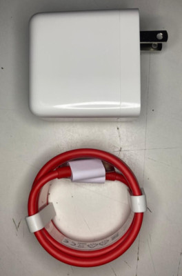 OnePlus Warp wall Charger and Cable, 65W Warp Charger with USB-C to USB-C Cable