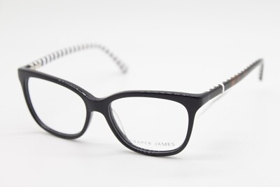 #ad #ad NEW DRAPER JAMES DJ5002 414 INDIGO WHITE HAVANA AUTHENTIC EYEGLASSES 51 15 $71.40