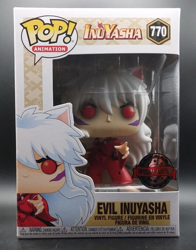 Funko Pop! Animación: Figuras De Acción De Vinilo Exclusivas De Inuyasha 770#Evil Inuyasha