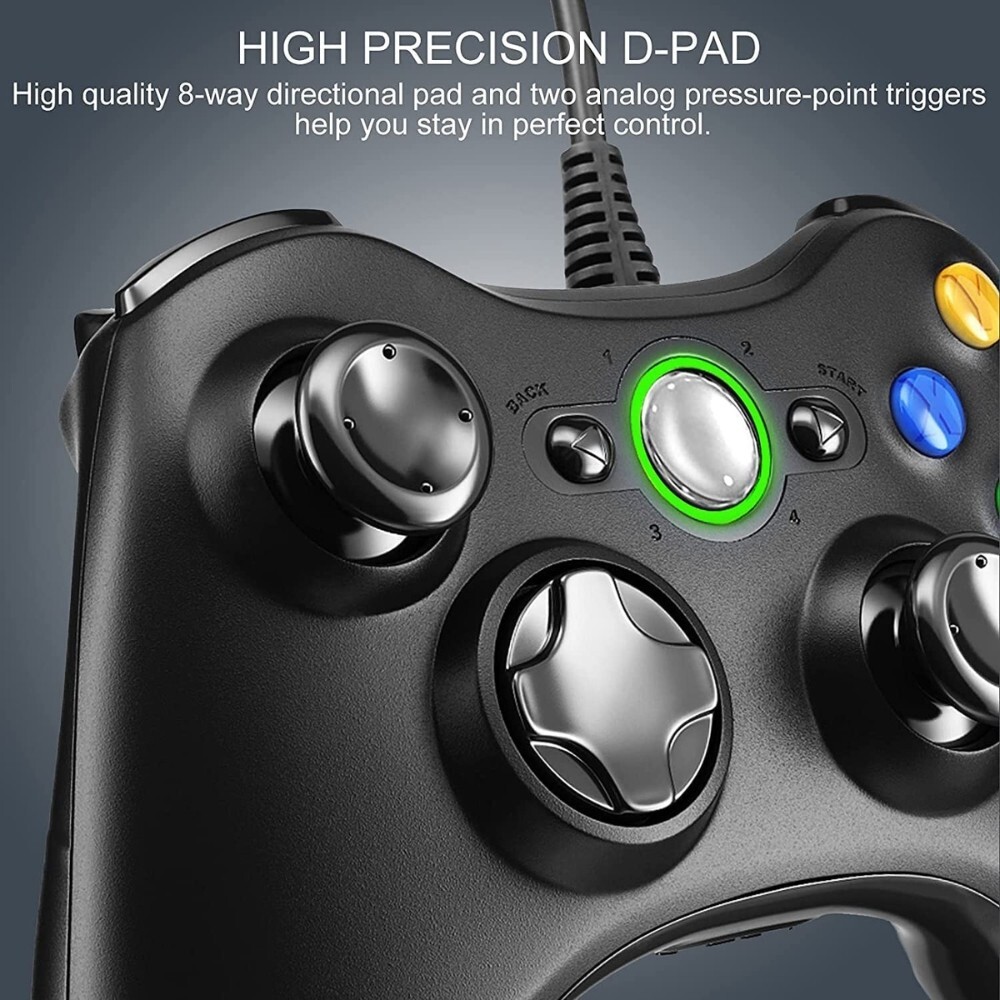 Manette PC pour jouer dans son salon manette USB avec vibrations sur Microsoft Windows