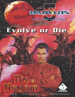 B5CCG Babylon 5 CCG The Shadows Official Sell Sheet Ad Flyer Precedence