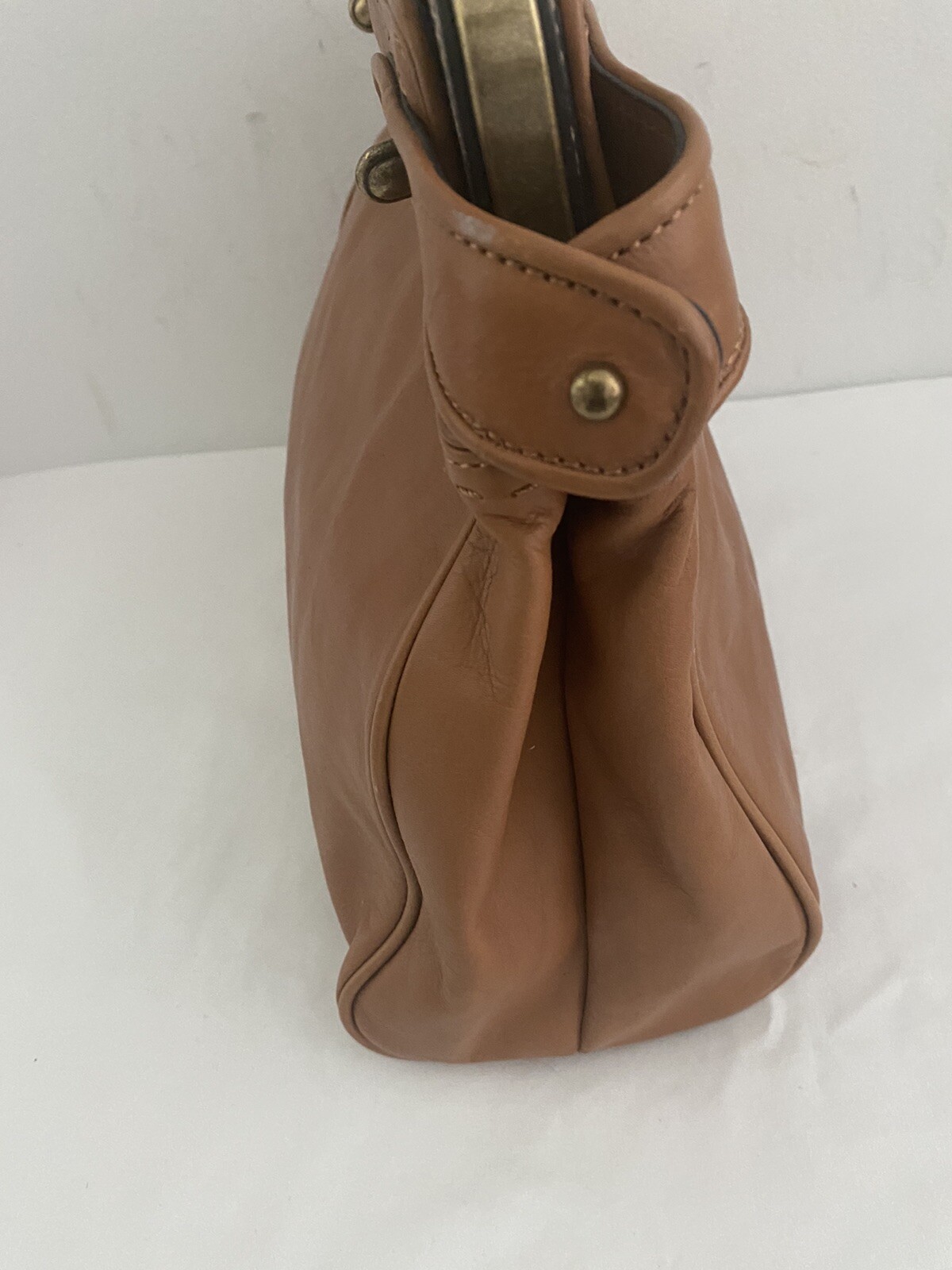 TABOLTS LIGHT BROWN LEATHER PYTHON PRINT DETAILS … - image 4