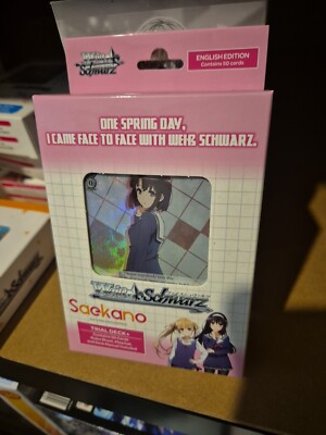 Weiss Schwarz Trial Deck Plus: Saekano - Brandneu & Sealed