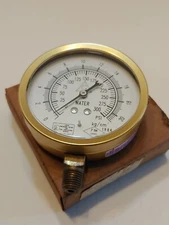  Water Pressure Gauge, C9001 Industrial Fire Protection 0-300psi NOS