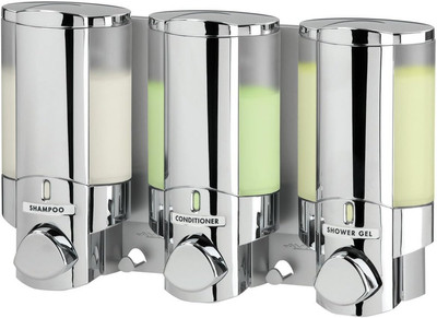 Products 76345 AVIVA Three Chamber Dispenser, Chrome