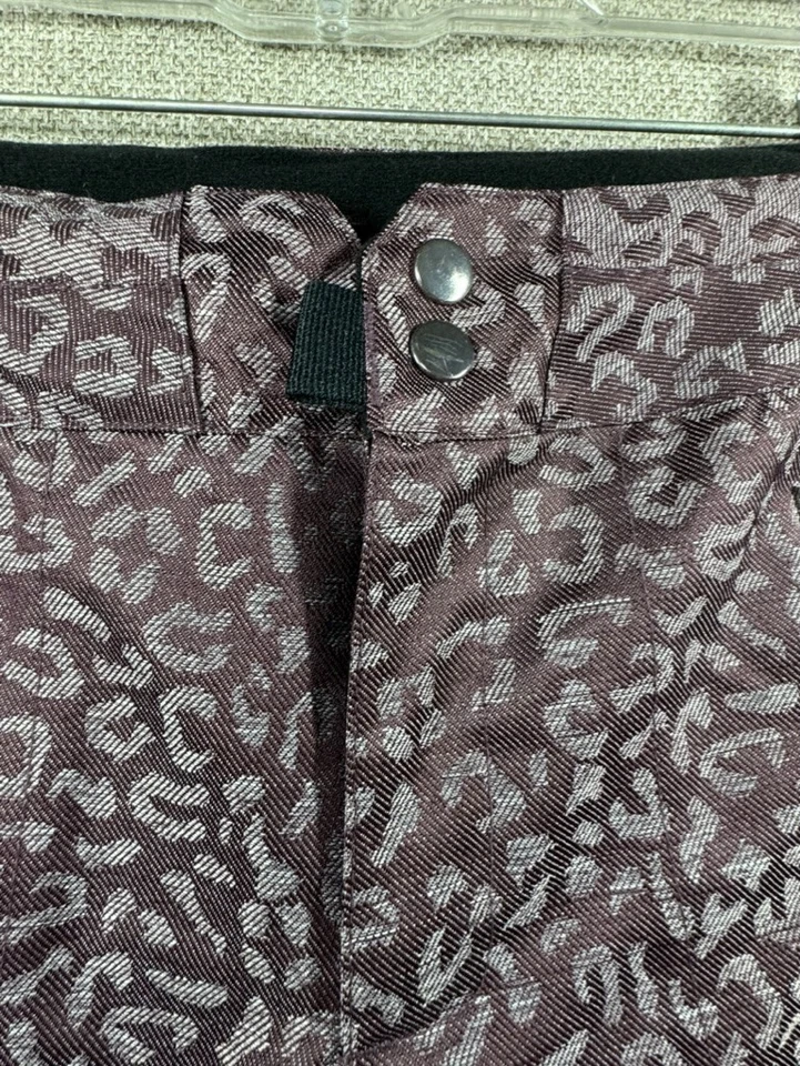 Pantalones RIDE Mujer 12/13 Púrpura Estampado Animal Invierno Esquí Snowboard Ventilados Foto 4 de 4