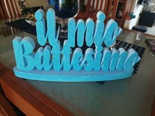 Scritte, Nomi, numeri e sagome realizzate in polistirolo