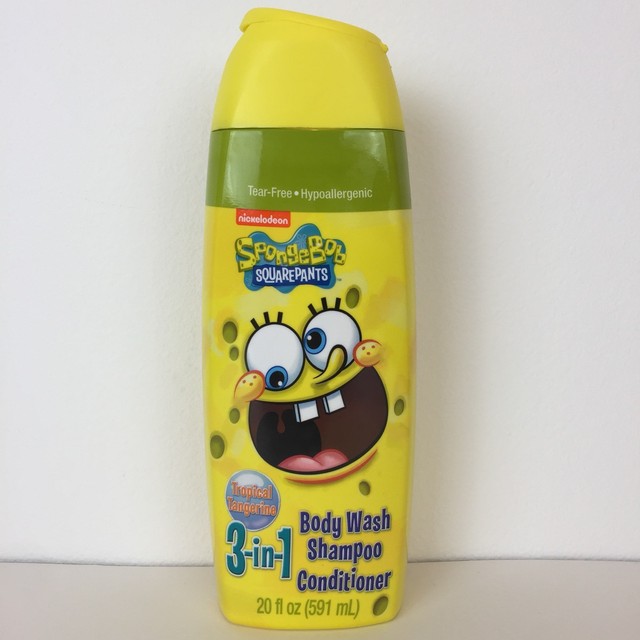 SpongeBob 3IN1 TearFree BodywashShampooConditioner 20oz Tropical