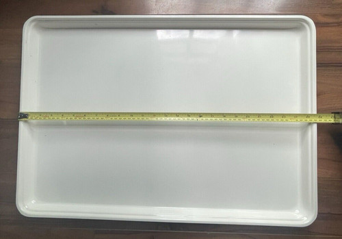 MFG Tray 25.75”X 17.75” Molded Fiber Glass Tray White Off white Made in USA