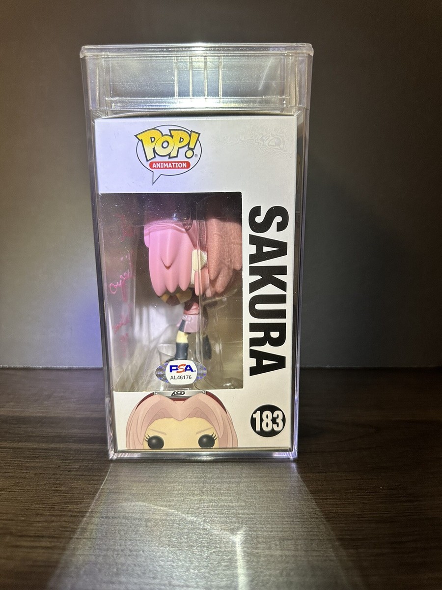 naruto ナルト sakura サクラ psa10 Sakura Funko Pop 183 PSA 10 Autograph Kate Higgins Gem Mint
