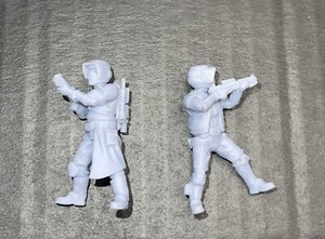 3D printed Star Wars storm troopers