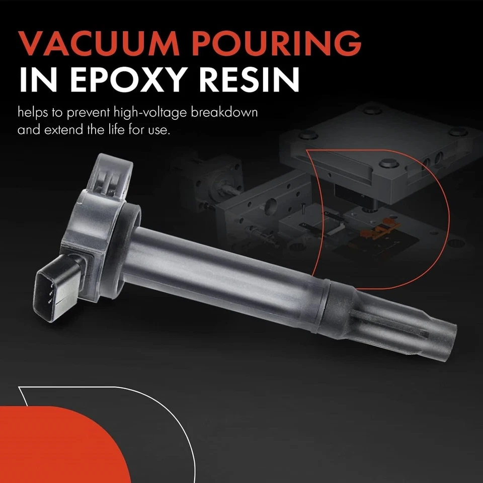 Paquete de bobinas de encendido para Toyota, Lexus, Lotus Vehicles, V6 2.5L 3.5L Foto 3 de 4