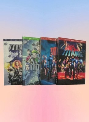 DC Titans Complete Series Seasons 1-4_(DVD,12-Disc,Box Set) Sealed New