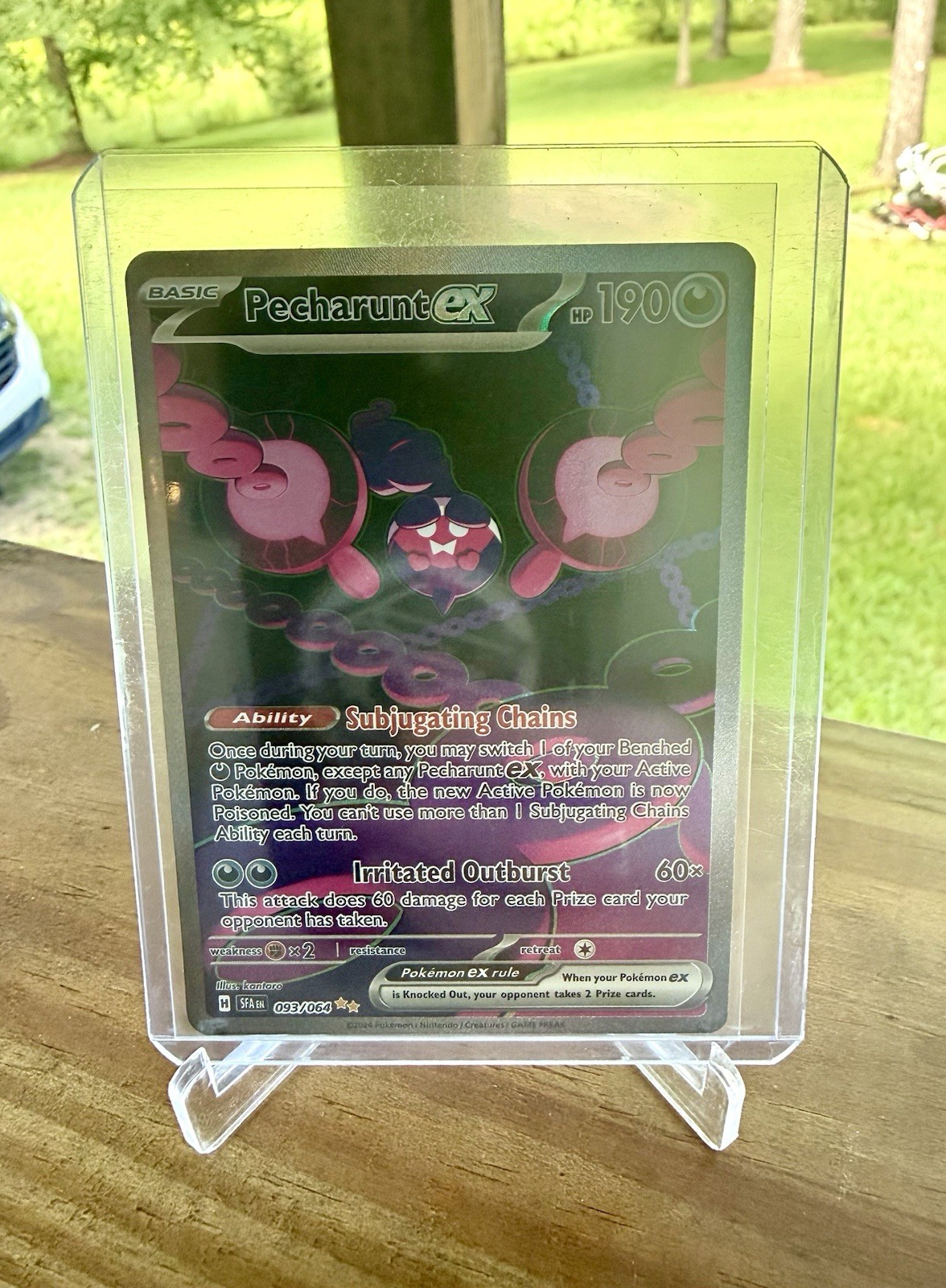 Pecharunt EX Sir 93/64 Scarlet & Violet Shrouded Fable