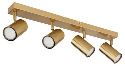 GLOBO Lighting Wand-/Deckenspot ROBBY LBH 56x6x12 cm gold