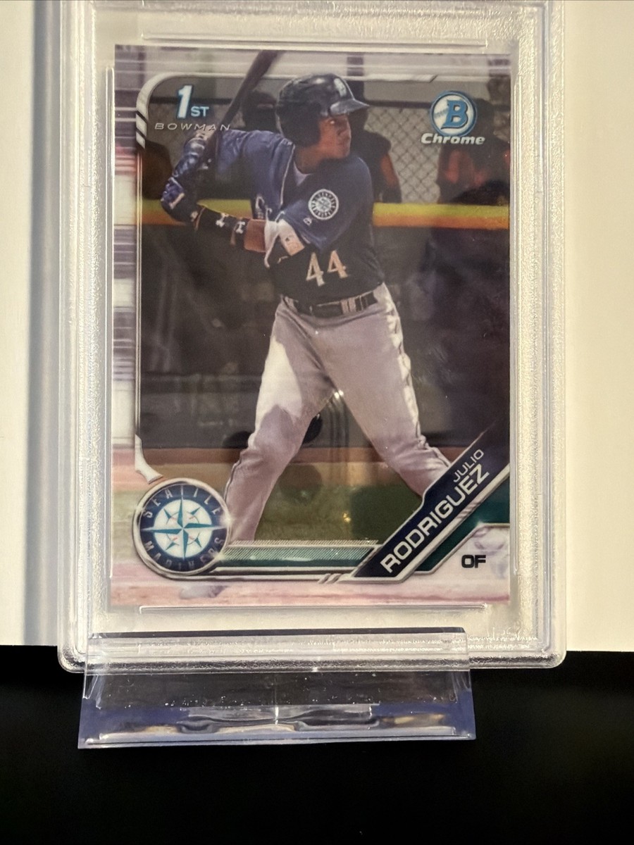 2019 BOWMAN CHROME PROSPECTS - JULIO RODRIGUEZ - #33 MARINERS PSA