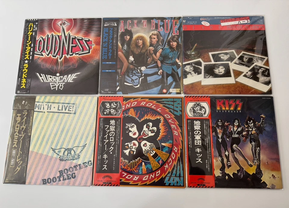 Ratt , Dokken, Bon Jovi, Scorpions, Kiss ...【12 x Japanese LP Lot w/Obi】 Foto 2 de 4