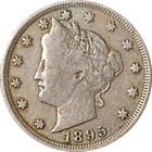 Photo of a 1895-P Liberty Nickel from an eBay listing that sold on Jul 15, 2026