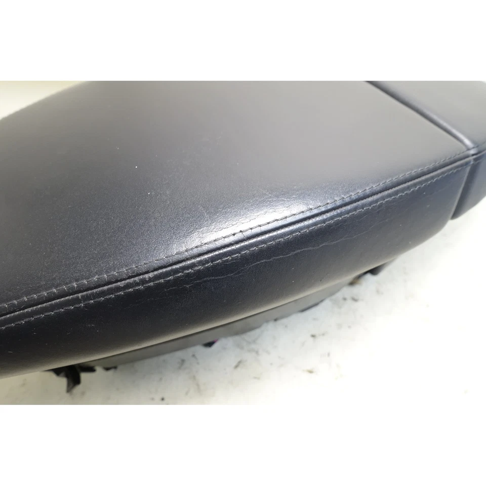 BMW E63 E64 650i 2008-2010 consola central reposabrazos cuero de precisión negro OEM Foto 4 de 4