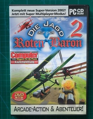Die Jagd auf den roten Baron 2, PC Game, mit Anleitung 