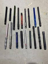 Lot of 18 PAINTBALL BARRELS For Gun Marker Misc. Vintage Selection