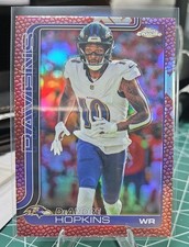 2025 Topps Chrome DeAndre Hopkins Football Leather Refractor #20 Ravens