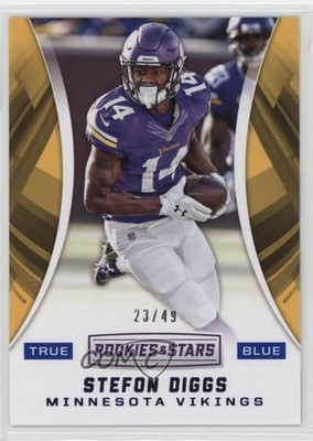 2016 Panini Rookies & Stars True Blue 23/49 Stefon Diggs #1 fm0