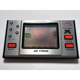 GAME AND & WATCH AIR FORCE LCD GAME PLAY & TIME W/ BOX MASUDAYA CORPORATION RARE